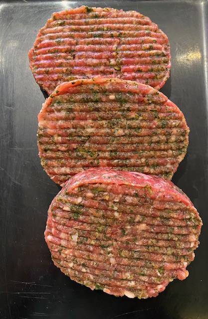 Steak haché à l'ail d'ours